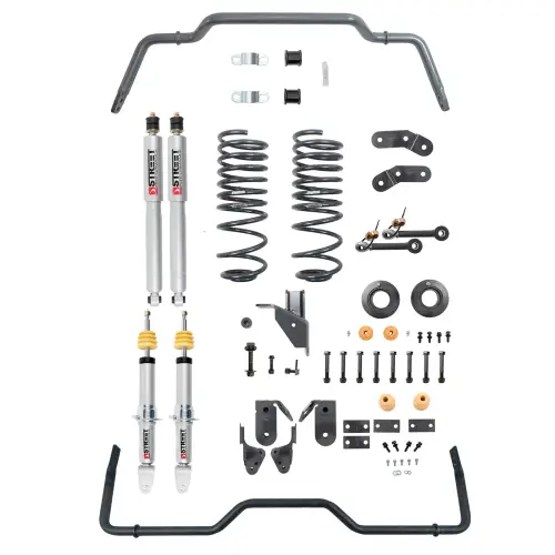 Belltech - 353003SPS | Belltech Lowering Kit With Adjustable Front Struts & Anti-Swaybar Set For Ram 1500 4WD/RWD | F: 1-3" / R: 4-5"