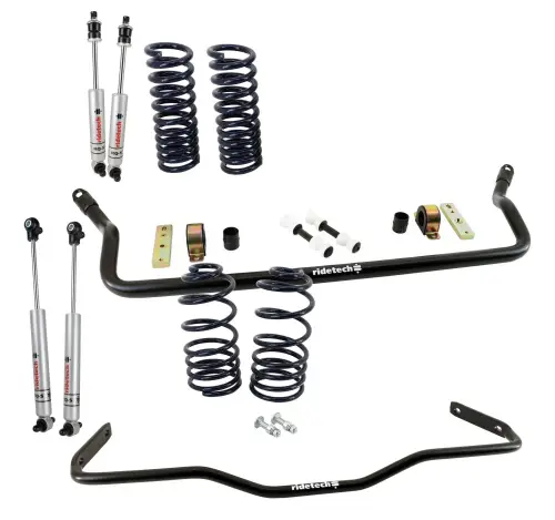 Ridetech - 11245014 | Ridetech StreetGRIP Suspension System For GM A-Body | Small Block | NOT Including Ball Joints & Bushings | RQ-S Series Shocks