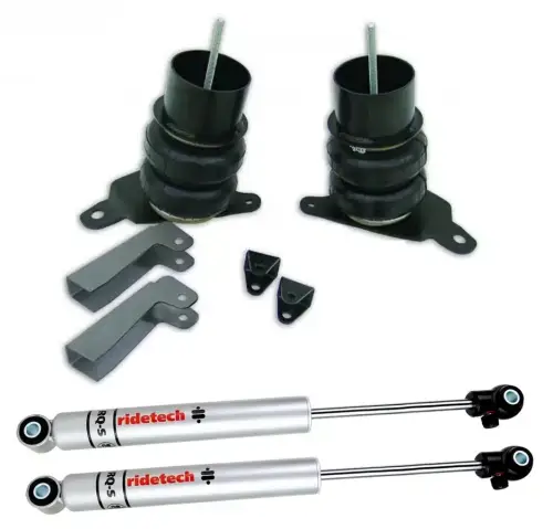 Ridetech - 11221013 | Ridetech Front CoolRide Air Spring and Shock Kit For GM A-Body | RQ-S Series Shocks