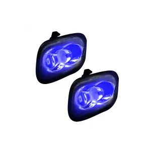 Recon Truck Accessories - 264243BL | Ford F150 15-20 & Raptor 17-20 & Super Duty 17-21 & Bronco 2021 Ultra High Power LED Mirror/Puddle Light Kit Blue - Image 5