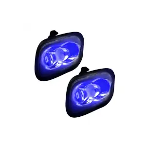 264243BL | Recon LED Mirror / Puddle Light Kit Ultra High Power in Blue (2015-2021 F150 | 2017-2020 Raptor | 2017-2024 F250, F350 Super Duty | 2021-2024 Bronco)