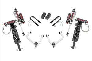28850 | Rough Country 3.5 Inch Lift Kit With Aluminum Control Arms Vertex Coilovers / Vertex Rear Shocks (2019-2025 Sierra 1500 2WD/4WD | Mono Leaf Spring)