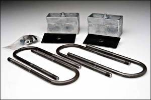LB1023-3 | DJM Suspesnion 3 Inch Rear Block and U Bolt Kit (1998-2003 S10, S15, Blazer S10, Jimmy S15 2WD)