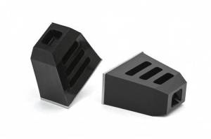KU09009BK | Single Stud Competition Style Bump Stop (4.5 Inch Tall | 4.5 Inch Long | 2.5 Inch Wide)