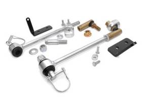 1128 | Rough Country Front Quick Disconnect Sway Bar Links 3.5-6.5 Inch Lift (1984-2001 Cherokee XJ 2WD/4WD)