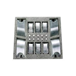 264160BK | Recon 10 Piece Smoked Cab Roof Light Lenses 5 Amber &amp; 5 Red 194 Xenon Bulbs (2002-2010 Hummer H2)