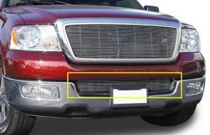 25552 | T-Rex Billet Series Bumper Grille | Horizontal | Aluminum | Polished | 1 Pc | Overlay