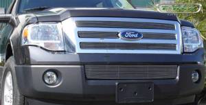 21594 | T-Rex Billet Series Grille | Horizontal | Aluminum | Polished | 4 Pc | Bolt-On