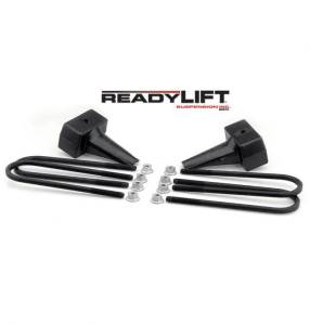 66-2094 | ReadyLift 4 Inch Rear Block & U Bolt Kit (1999-2010 F250, F350 Super Duty | 1 Piece Drive Shaft)