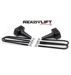 66-2195 | ReadyLift 5 Inch Rear Block & U Bolt Kit (1999-2010 F250, F350 Super Duty | 1 Piece Drive Shaft)