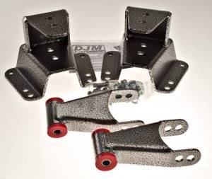 HS1120-4 | DJM Suspension 4 Inch Rear Hanger & Shackle Kit (1973-1987 C10 Pickup 2WD)