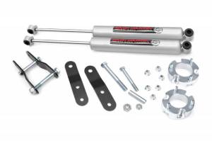 Rough Country - 74030 |  2.5 Inch Toyota Suspension Lift Kit w/ Struts Spacers, Premium N3 Shocks - Image 1