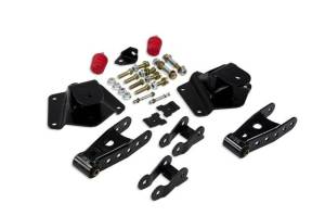 6636 | 4" Drop Leaf Spring Shackle & Hanger Kit (Front Hanger/Rear Shackle)