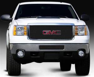 46210 | T-Rex Sport Series Grille | Small Mesh | Mild Steel | Black | 1 Pc | Overlay | w/Logo OpeningÊ[Available While Supplies Last]