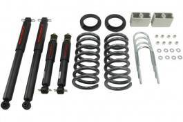 621ND | Belltech 2 or 3 Inch Front / 3 Inch Rear Complete Lowering Kit with Nitro Drop Shocks (1994-2004 S10/S15 2WD)