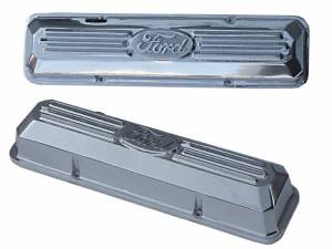 PML Polished Chevy Small Block, Pre-1986, For Ford Script Logo (Purchased Separately)