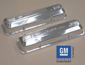 PML Polished Chevy Small Block, Pre-1986, With Raised Cadillac Script