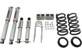 621SP | Belltech 2 or 3 Inch Front / 3 Inch Rear Complete Lowering Kit with Street Performance Shocks (1994-2004 S10/S15 2WD)