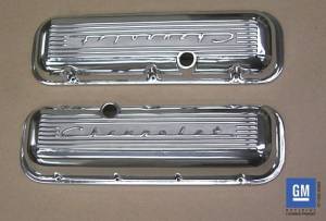 PML Polished Chevrolet 396, 427, 454, 502 Big Block, With Raised Chevrolet Script