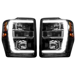 264196BKC | Projector Headlights w/ Ultra High Power Smooth OLED HALOS & DRL – Smoked / Black
