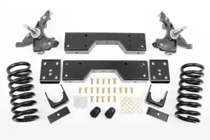 33137 | McGaughys 4 Inch Front / 6 Inch Rear Lowering Kit 1988-1998 GM 1500 Truck HD 2WD