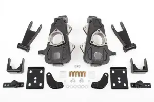94002 | McGaughys 2 Inch Front / 4 Inch Lowering Kit, 2002-2005 Dodge Ram 1500 2WD All Cabs