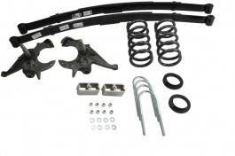 620 | Belltech 4 or 5 Inch Front / 5 Inch Rear Complete Lowering Kit without Shocks (1994-2004 S10/S15 2WD)