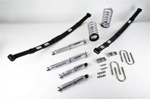 568SP |ÊBelltech 2 or 3 inch Front / 4 Inch Rear Complete Lowering Kit with Street Performance Shocks (1982-2004 S10/S15 Ext & Std Cab 2WD)