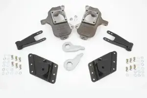 33081 | McGaughys 3 to 4 Inch Front / 3 to 5 Inch Rear Lowering Kit 2002-2010 GM 2500/3500 Trucks 2WD