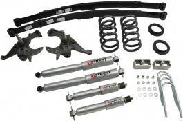 620SP | Belltech 4 or 5 Inch Front / 5 Inch Rear Complete Lowering Kit with Street Performance Shocks (1994-2004 S10/S15 2WD)