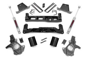 Rough Country - 26330 | Rough Country 7.5 Inch Lift Kit For Chevrolet Silverado / GMC Sierra 1500 | 2007-2013 | Strut Spacers, N3 Rear Shocks - Image 1