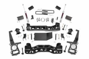 59930 | 4 Inch Ford Suspension Lift Kit w/ Strut Spacers, Premium N3 Shocks