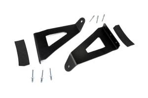 70518 | Ford 54-inch Curved LED Light Bar Upper Windshield Mounts (04-14 F-150)