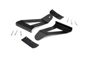 70517 | Jeep 50-inch Curved LED Light Bar Upper Windshield Mounts (84-01 XJ Cherokee)