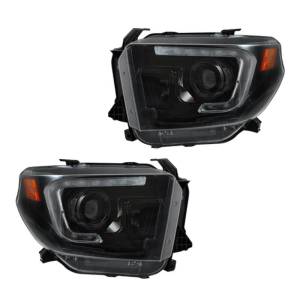 264294BKC | Projector Headlights w/ Ultra High Power OLED DRL – Smoked / Black