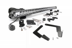Rough Country - 70621 | Rough Country 30 Inch Lower Grille Hidden Bumper LED KIT For Toyota Tacoma | 2016-2023 | Chrome Series - Image 1