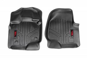 M-5151 | Rough Country Floor Mats For Ford F-150 (2015-2024) / Lighting (2022-2024) / Raptor (2017-2024) / Tremor (2021-2024) | Front Row, Front Bucket Seats, No Factory Under Seat Storage