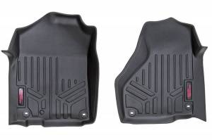 M-3121 | Rough Country Floor Mats For Ram 1500/2500/3500 (2012-2018) / 1500 Classic (2019-2024) | First Row, Front Bucket Seats, Quad Cab