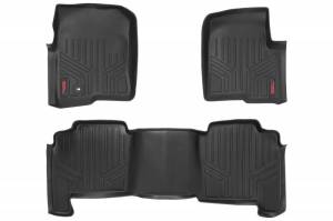 M-50412 | Heavy Duty Floor Mats [Front/Rear] - (04-08 Ford F-150 Crew Cab)