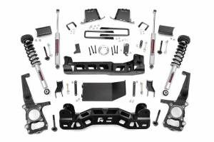 Rough Country - 57532 | 6 Inch Ford Suspension Lift Kit w/ Lifted Struts, Premium N3 Shocks - Image 1