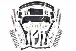 61722 | Rough Country 4.5 Inch Lift Kit with Premium N3 Shocks (1984-2001 Cherokee XJ 4WD | NP242)