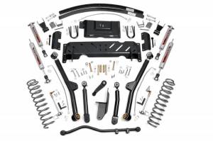 61622 | 4.5 Inch Jeep Long Arm Suspension Lift Kit w/ Add a Leaf (84-01 XJ Cherokee - 2.5L/4.0L/NP242)