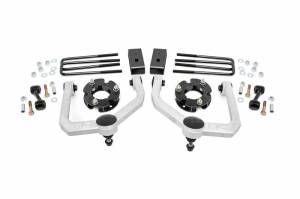 83400 | Rough Country 3 Inch Nissan Bolt-On Lift Kit | Strut Spacers (2004-2024 Titan 2WD/4WD)