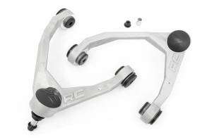 19401A | Rough Country Forged Upper Control Arms For Chevrolet Suburban 1500/Tahoe/Silverado 1500 / GM Yukon/Yukon XL/Sierra 1500 | 2007-2018 | 2.5-3.5 Inch Lift, Aluminum