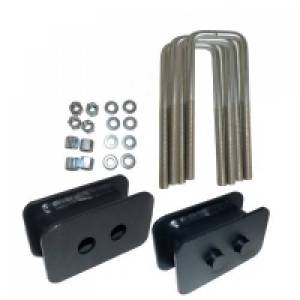 105016 | Traxda 1.0 Inch Rear Block & U Bolt Kit (2009-2020 F150 Pickup 4WD)