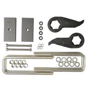 405045 | Traxda 1.5-2.25 Inch Front / 1.0 Inch Rear Suspension Lift Kit (2011-2019 Silverado, Sierra 2500 HD 2WD/4WD)
