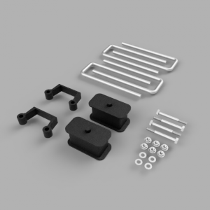 406025 | Traxda 2.0 Inch Front / 1.0 Inch Rear Suspension Lift Kit (2007-2018 Silverado, Sierra 1500 4WD)