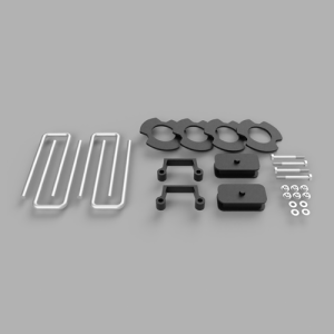 406027 | Traxda 2-3 Inch Front / 1.0 Inch Rear Suspension Lift Kit (2007-2018 Silverado, Sierra 1500 4WD)