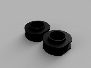 601015 | Traxda 2.0 Inch Front Suspension Leveling Kit (1997-2006 Wrangler TJ 4WD,1984-2001 CherokeeXJ  4WD)