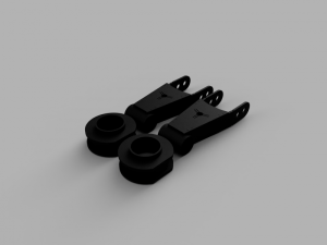 601017 | Traxda 2.0 Inch Front / 2.0 Inch Rear Suspension Lift Kit (1984-2001 Cherokee XJ 4WD)